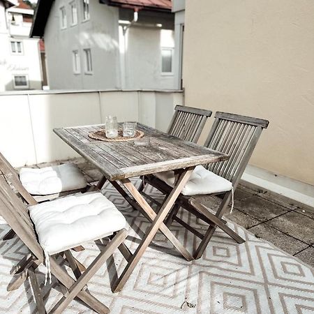 Zentrale Wohnung + Dachterrasse Sonthofen Zewnętrze zdjęcie